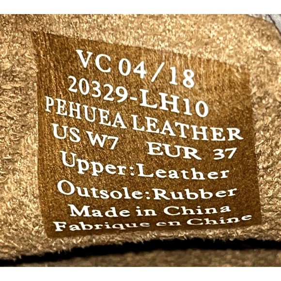 Olukai Pehuea Women's 7W Leather Loafer Slip On Clay Taupe Brown 20329-LH10 - Picture 9 of 9